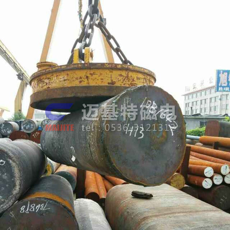 MW03系列吊運鋼坯、板坯用和翻轉(zhuǎn)板坯用起重電磁鐵