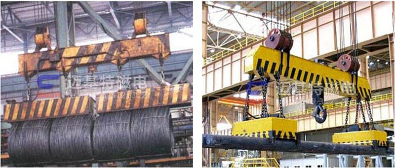 MW12系列、MW15系列吊運(yùn)捆扎螺紋鋼、圓鋼用起重電磁鐵